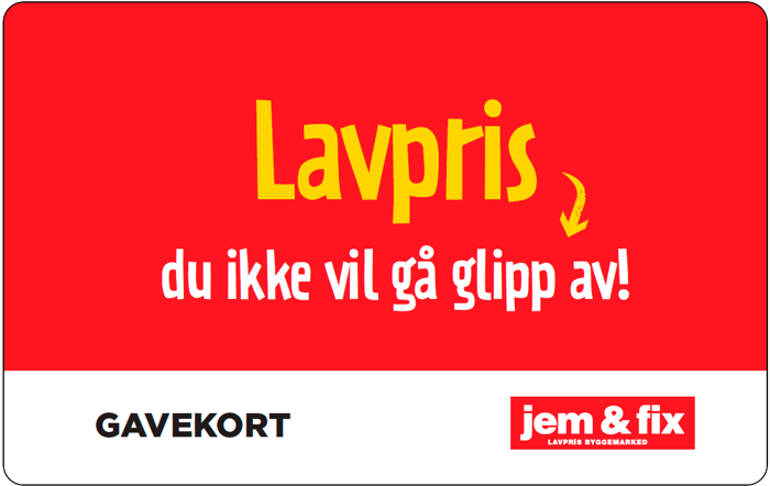 Gavekort til jem & fix