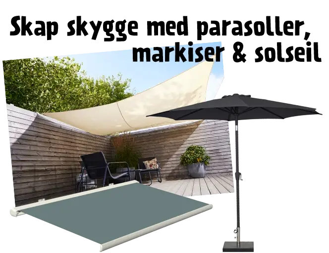 Parasoller og markiser