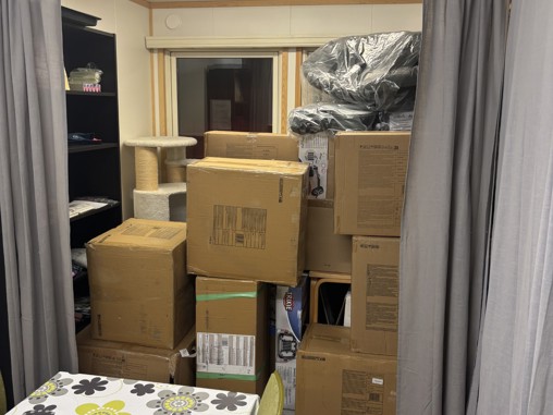 Lagring av donasjoner og utstyr