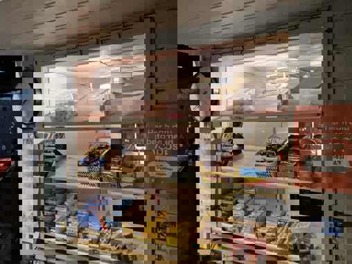 Bygge kiosk på ungdomsklubben