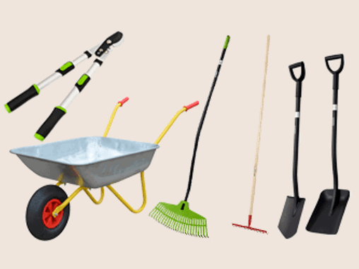Hageredskaper til den nye huseieren