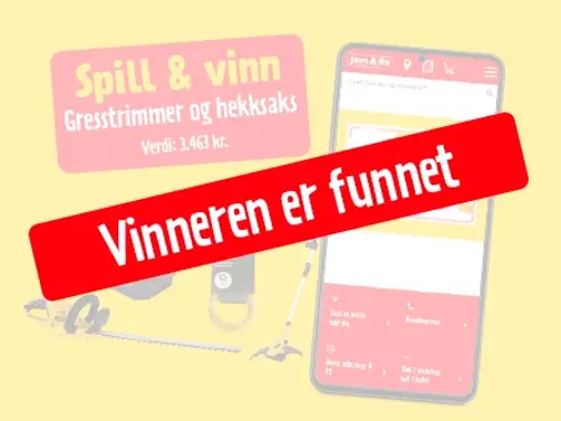 Vinneren - Gresstrimmer og hekksaks