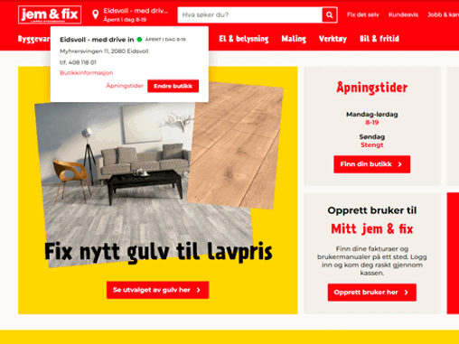 Vi har lansert en ny hjemmeside