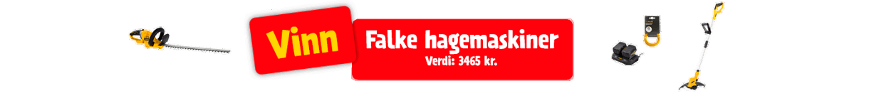 Vinn Falke hagemaskiner
