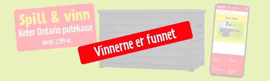 Vinnerne er funnet av fem Keter Ontario putekasser