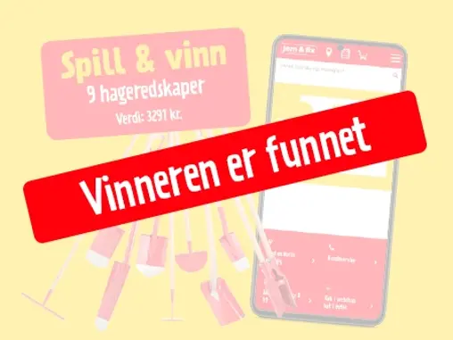 Vinneren - hageredskaper