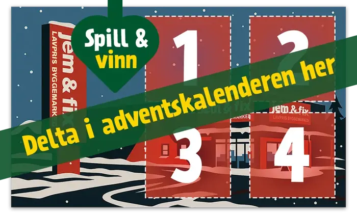 Adventskalender med 4 luker