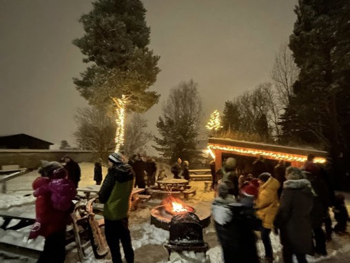 Sandkasse til felles lekeplass