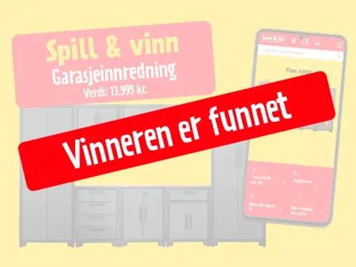 Vinneren - Garasjeinnredning
