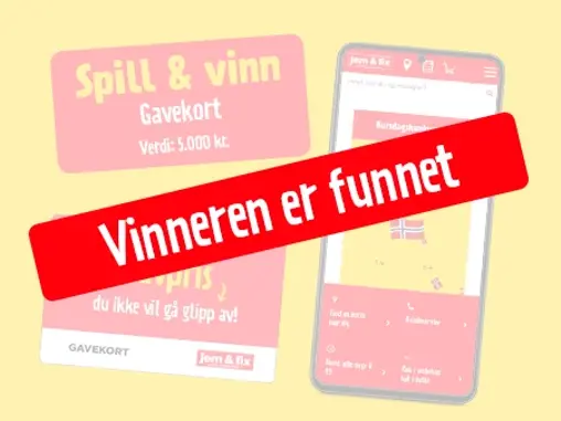 Vinneren - Bursdagskonkurranse